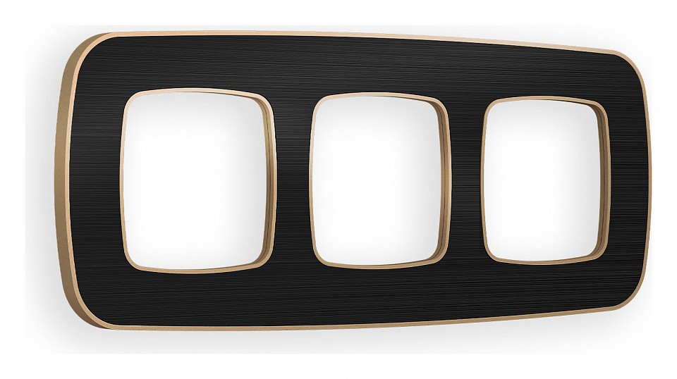 Рамка на 3 поста ambrella volt omega of640543