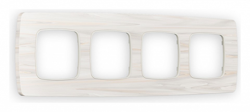 Рамка на 4 поста ambrella volt omega of940304