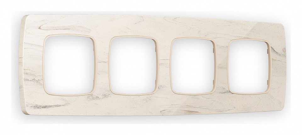 Рамка на 4 поста ambrella volt omega of940604