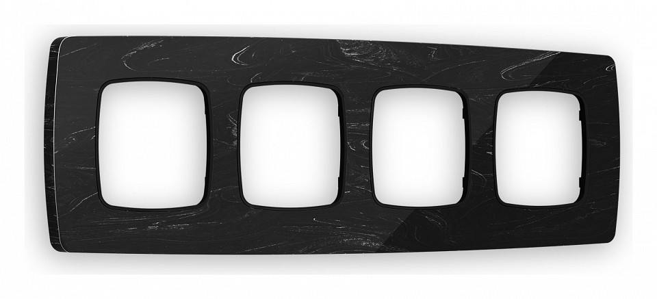 Рамка на 4 поста ambrella volt omega of940704