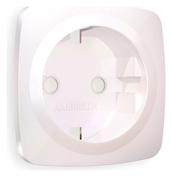 Накладка для розетки с заземлением ambrella volt omega op1260