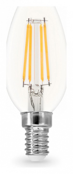 Лампа светодиодная ambrella light c35 e14 15вт 4000k 351514