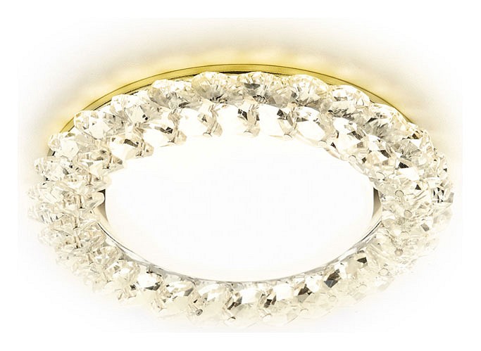 Встраиваемый светильник ambrella light gx53 g206 g206 cl/g