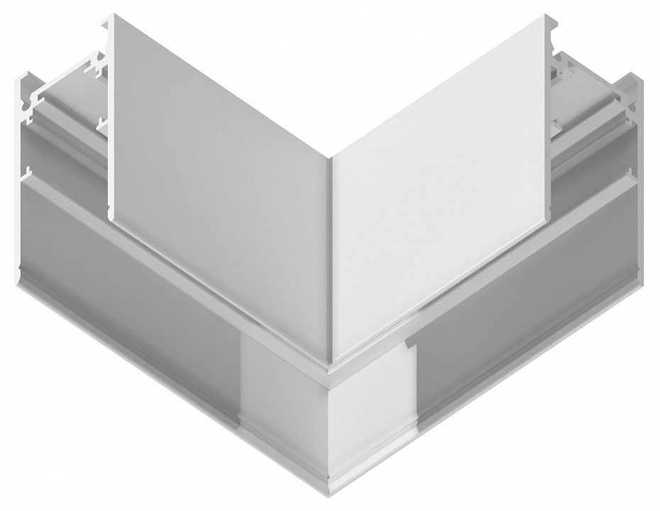 Соединитель угловой l-образный для треков накладных ambrella light gl gl3369