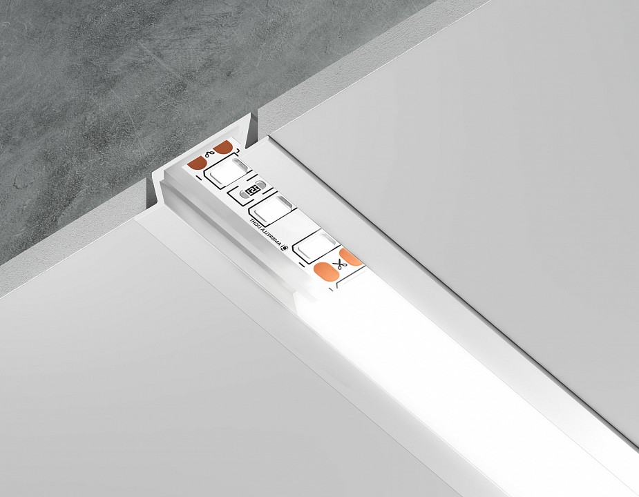 Профиль встраиваемый ambrella light gp gp1001wh