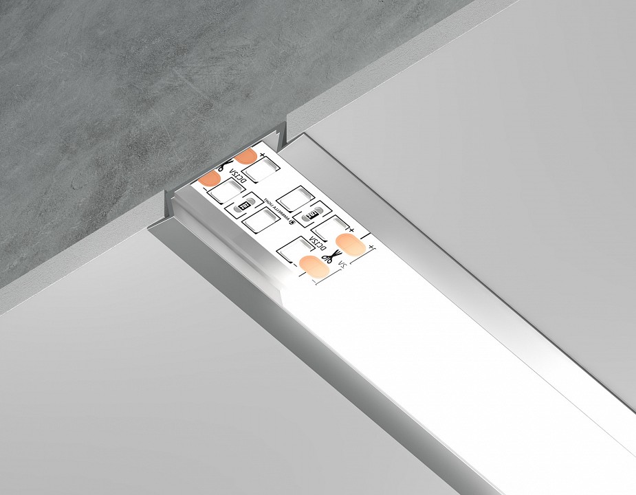 Профиль встраиваемый ambrella light gp gp1100al