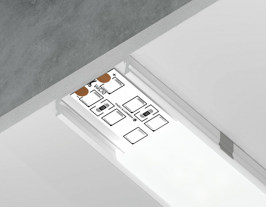 Профиль накладной ambrella light gp gp1800wh