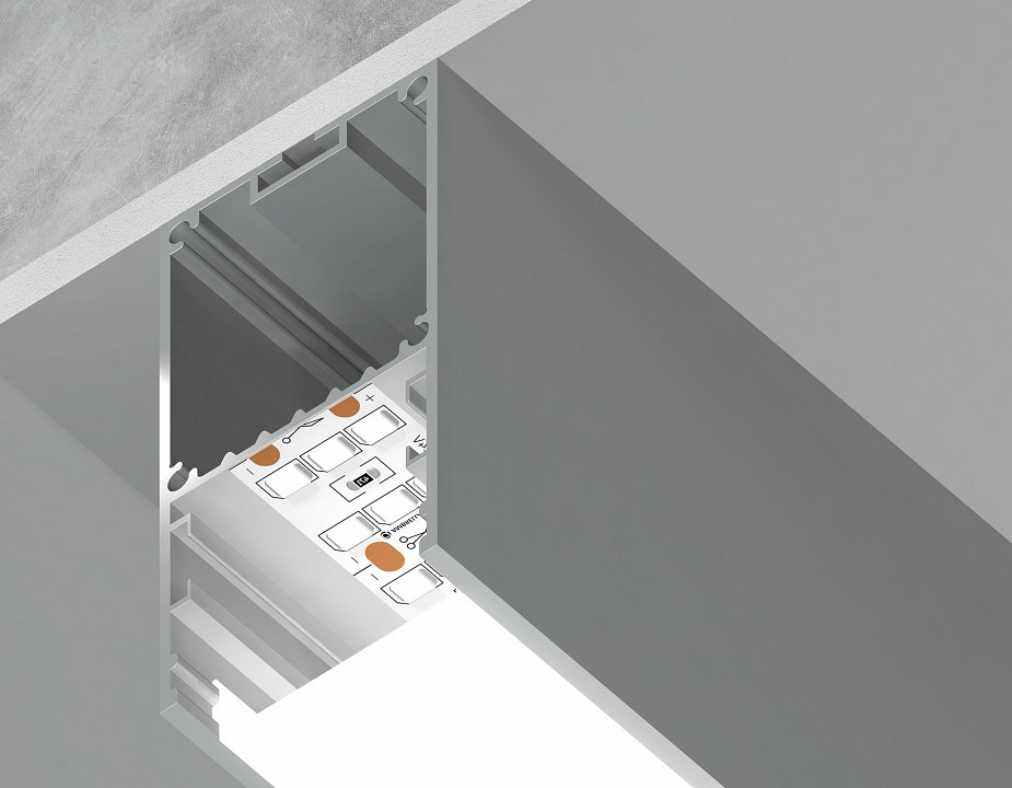 Короб накладной ambrella light profile system gp gp3000al