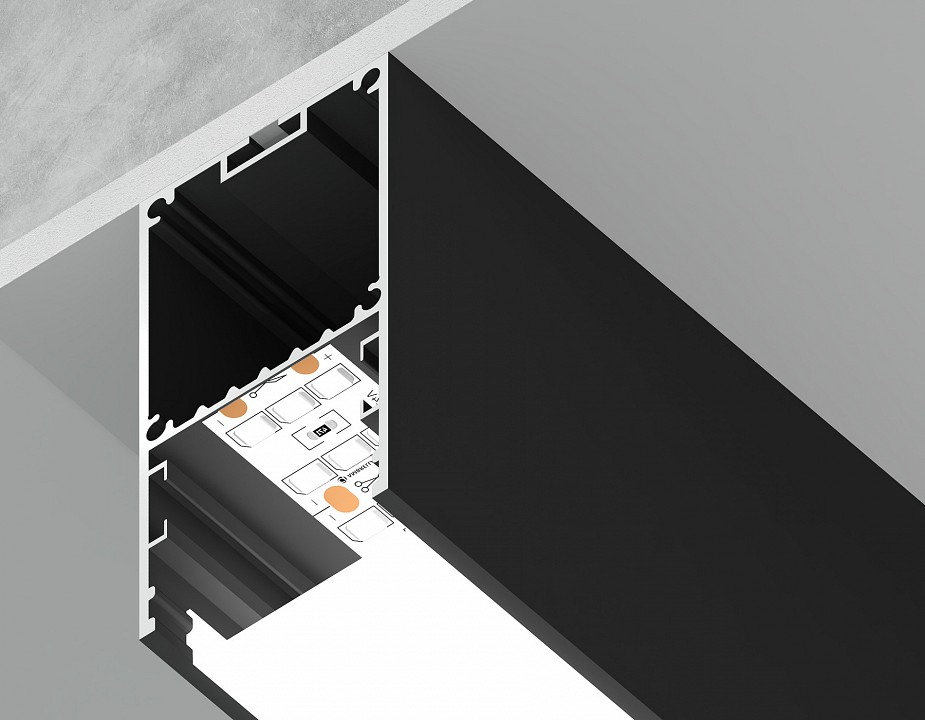 Короб накладной ambrella light profile system gp gp3000bk