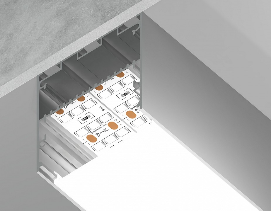 Короб накладной ambrella light profile system gp gp3100al