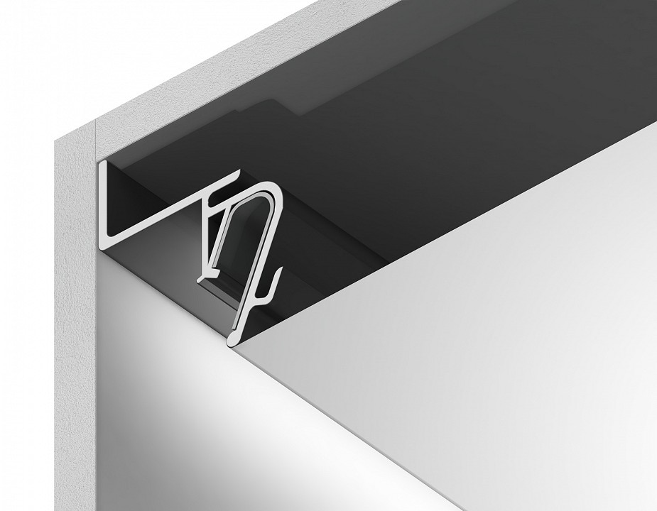 Профиль для контурной подсветки натяжного потолка ambrella light gp gp4100bk