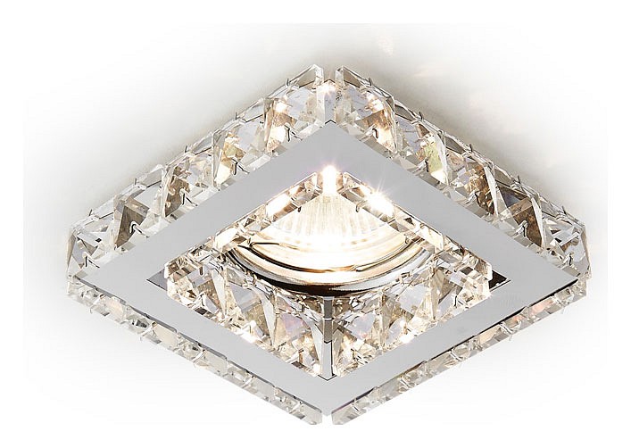 Встраиваемый светильник ambrella light crystal k110 k110 cl/ch