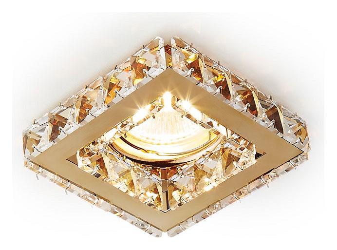 Встраиваемый светильник ambrella light crystal k110 k110 cl/g
