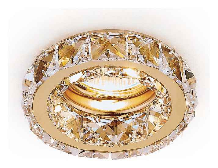 Встраиваемый светильник ambrella light crystal k112 k112 cl/g