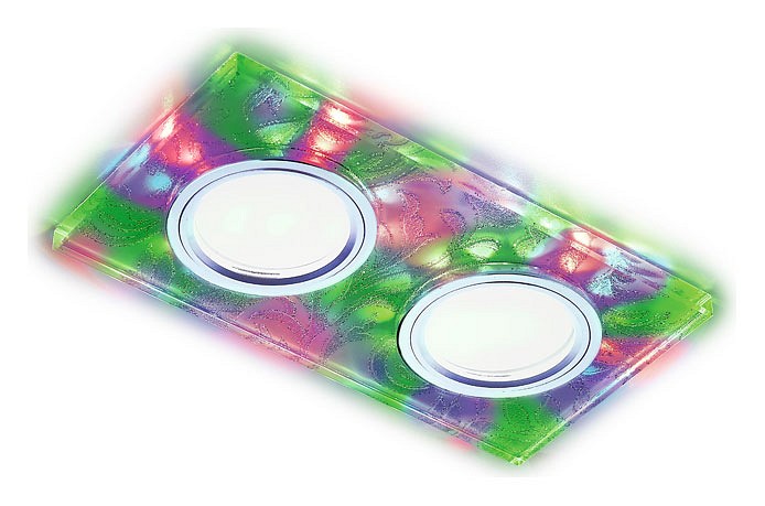 Встраиваемый светильник ambrella light s s234/2 w/ch/m