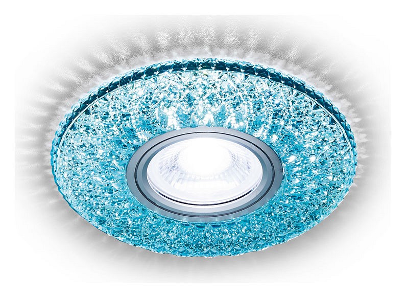 Встраиваемый светильник ambrella light s s333 bl/wh