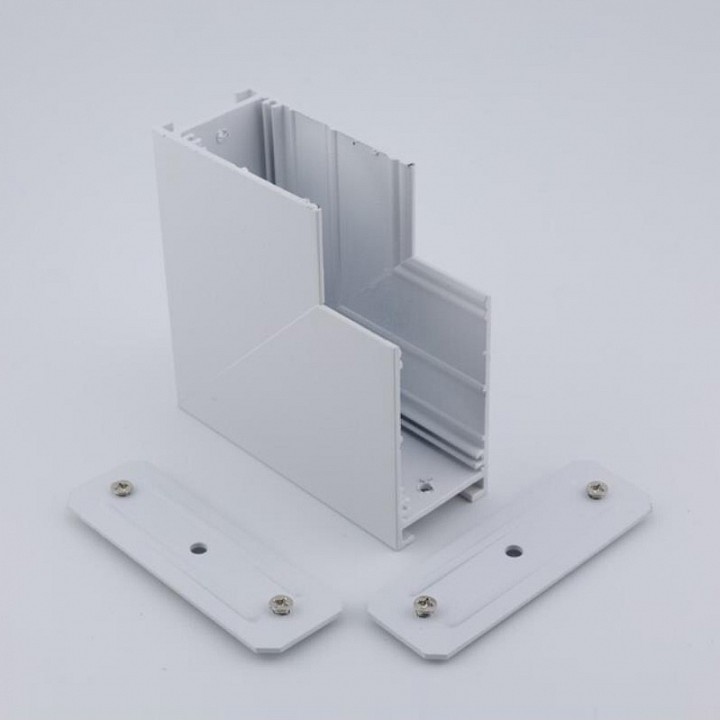 Соединитель угловой l-образный для треков накладных aployt magnetic track 220 apl.0282.10.04