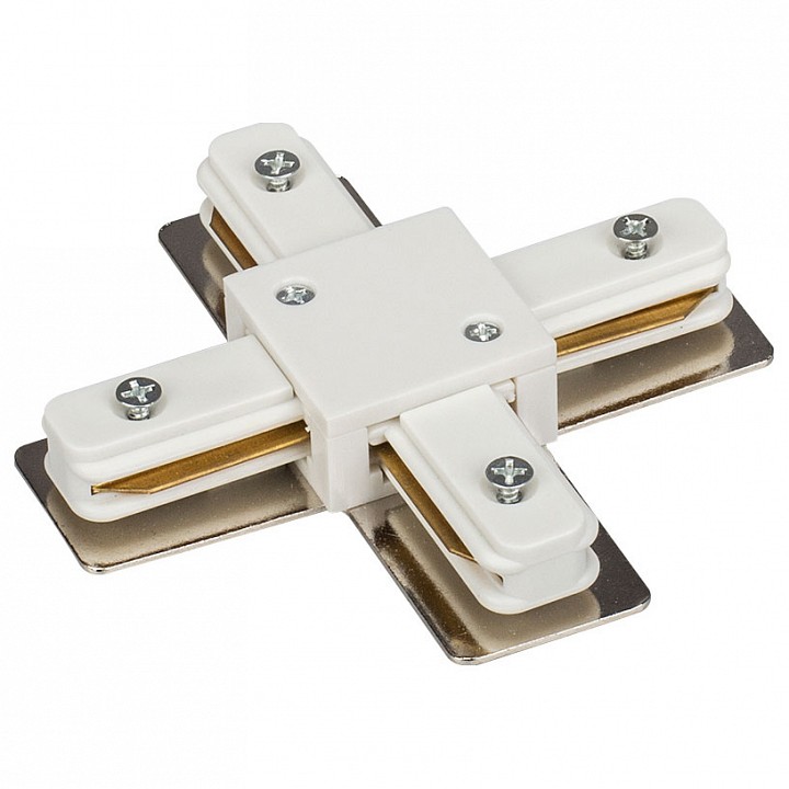 Соединитель с токопроводом x-образный для треков arlight lgd 018114