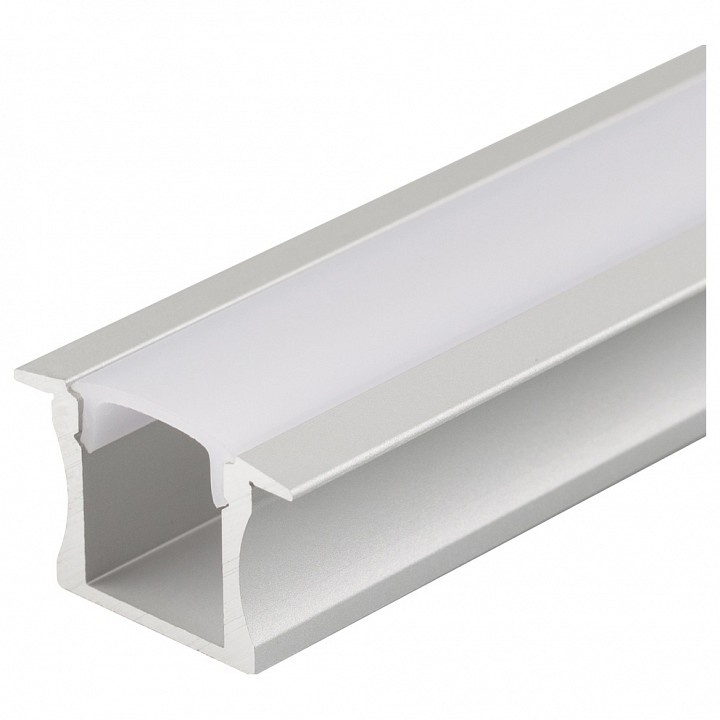 Профиль встраиваемый arlight alu-slim-h15-f-2000 anod+frost 018243