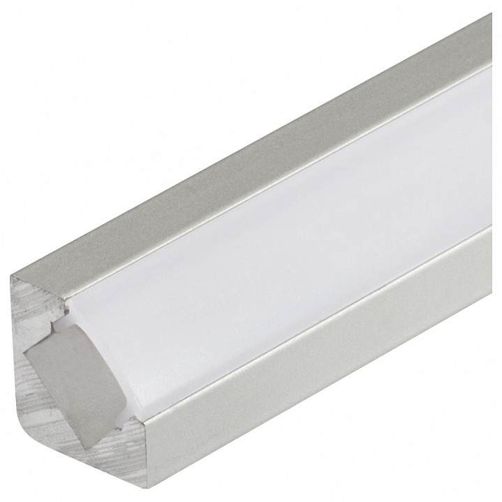 Профиль встраиваемый угловой внутренний arlight alu-d45-2000 anod+frost 018252