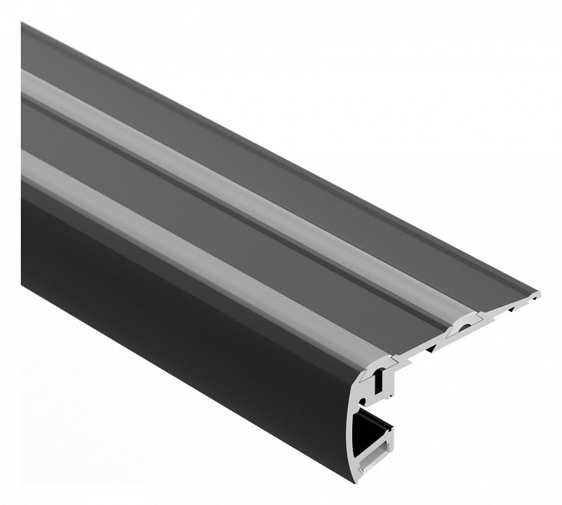 Профиль для ступеней arlight step-2000 black 018507