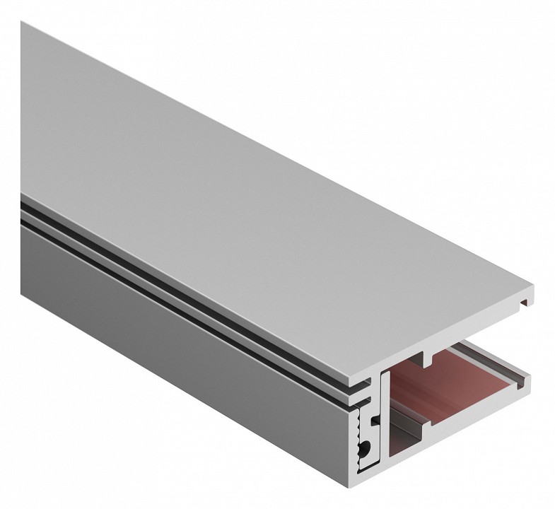 Профиль встраиваемый мебельный arlight klus-glass-810-2000 anod 019191