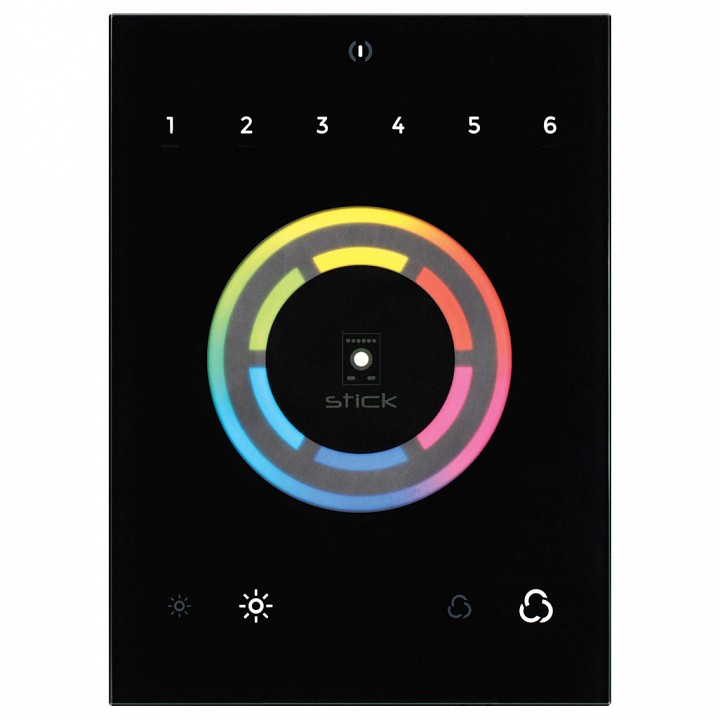 Панель-регулятора цвета rgbw сенсорная встраиваемая arlight sunlite 022655