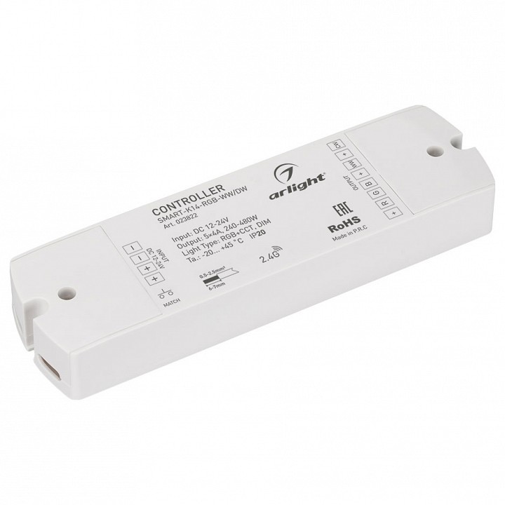 Контроллер-регулятор цвета rgbw arlight smart-k 023822