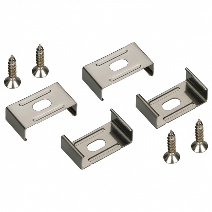 Набор скоб для встраивания профиля arlight round 24327