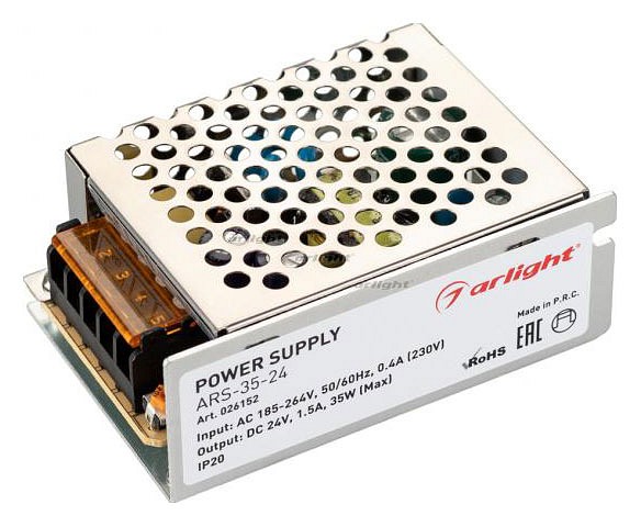 Блок питания arlight ars-35-24 026152