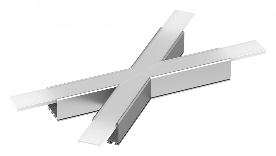 Соединитель угловой x-образный накладной arlight klus 026245