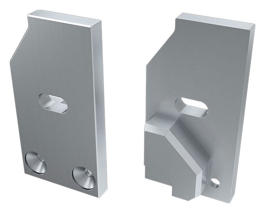 Заглушка для профиля с отверстием левая arlight alm 026726