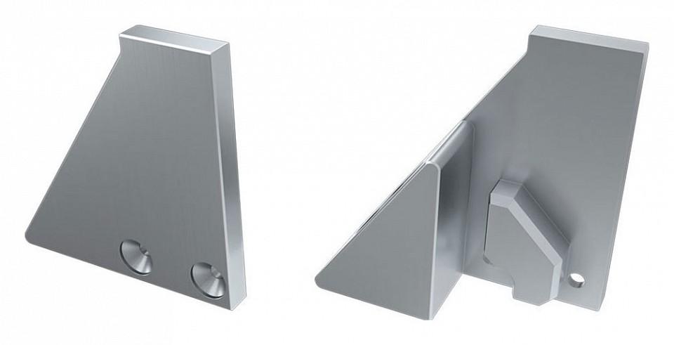 Заглушка для профиля с отверстием левая arlight alm 026729