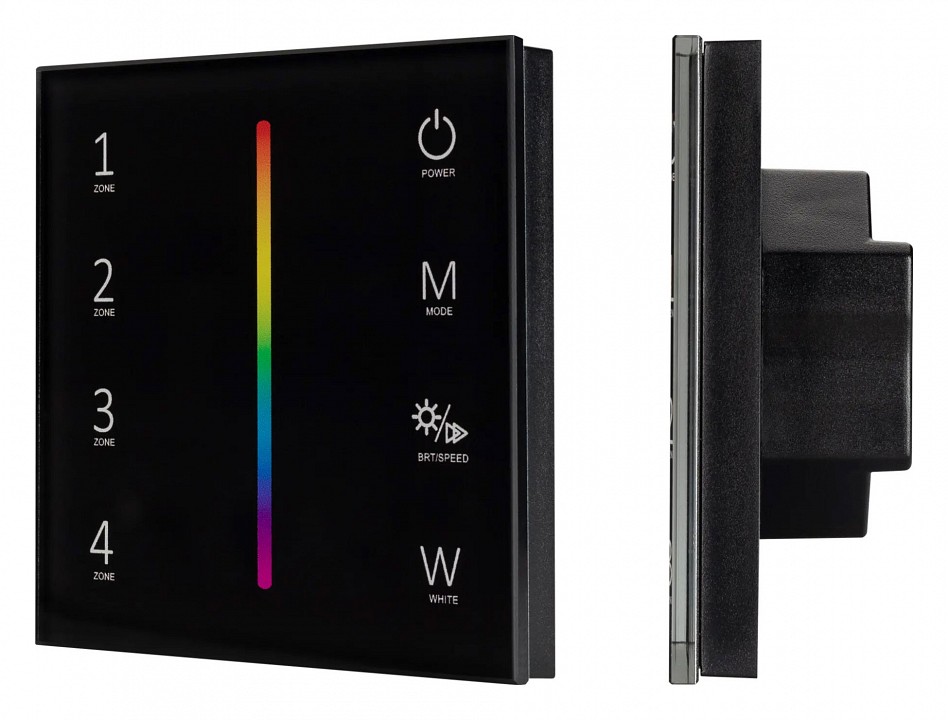 Панель-регулятора цвета rgbw  сенсорный встраиваемый arlight smart 027104