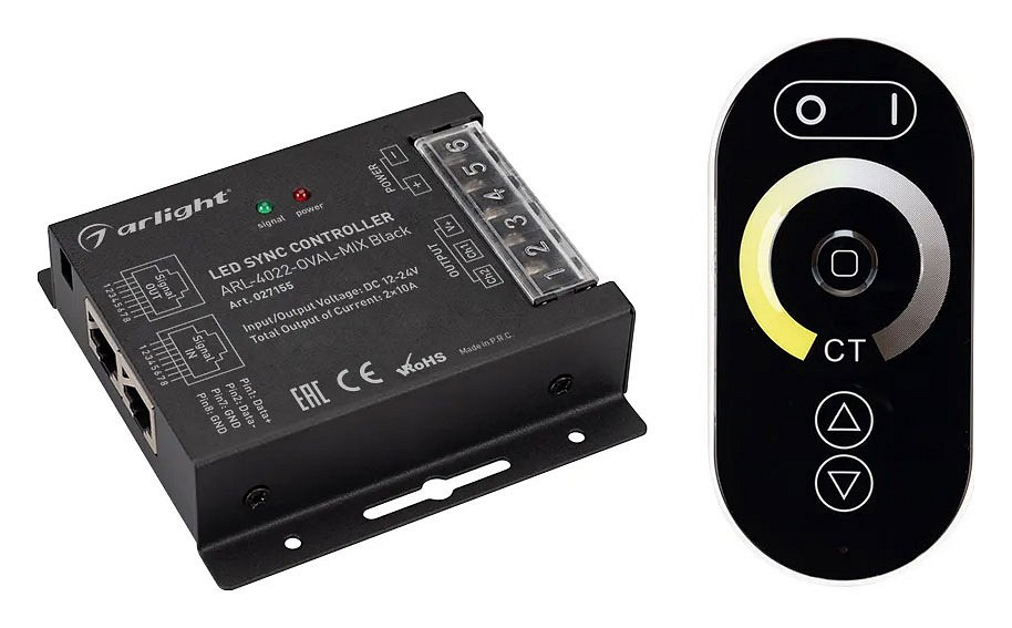 Контроллер-регулятор цт с пультом ду arlight comfort 27155