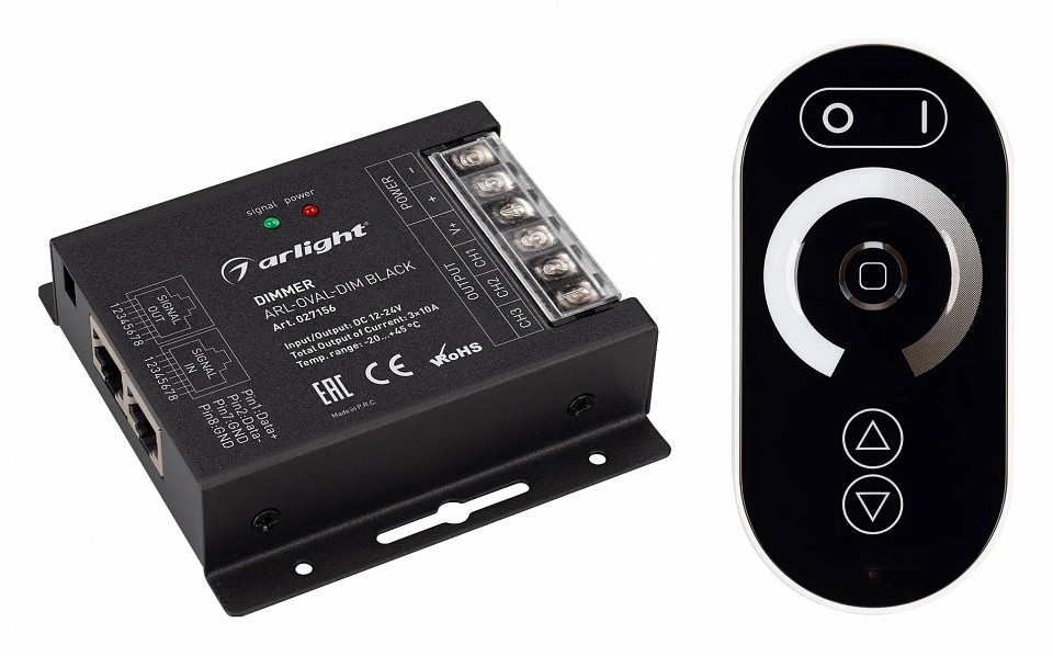 Контроллер-диммер с пультом ду arlight comfort 027156