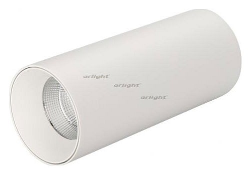 Накладной светильник arlight sp-polo-surface-r65-8w warm3000 (wh-wh, 40 deg) 027510
