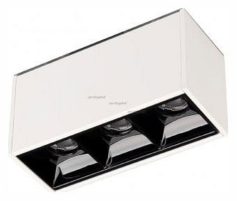 Встраиваемый светильник arlight mag-laser-45-l84-3w day4000 (wh, 15 deg, 24v) 027621