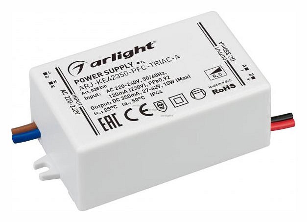 Блок питания arlight arj-ke42350-pfc-triac-a 028280