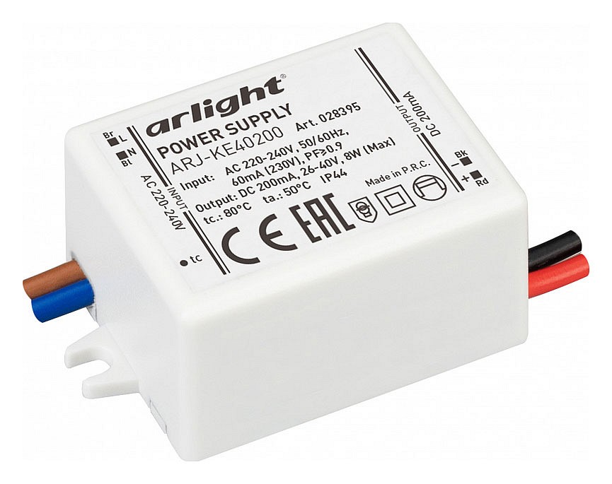 Блок питания с проводом arlight arj 028395