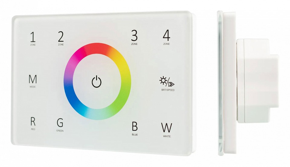 Панель-регулятора цвета rgbw  сенсорный встраиваемый arlight smart 28404