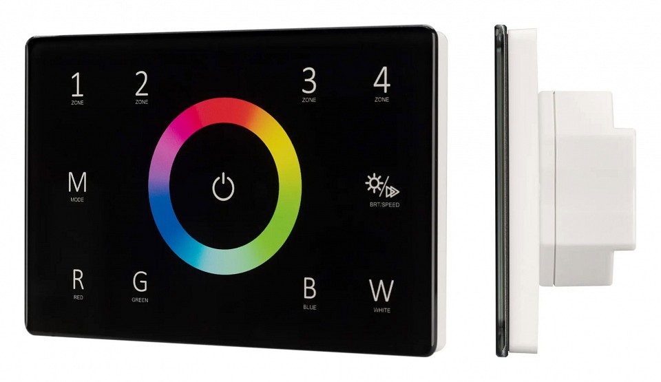 Панель-регулятора цвета rgbw  сенсорный встраиваемый arlight smart 28405