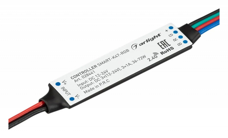 Контроллер-регулятор цвета rgb arlight smart 28441