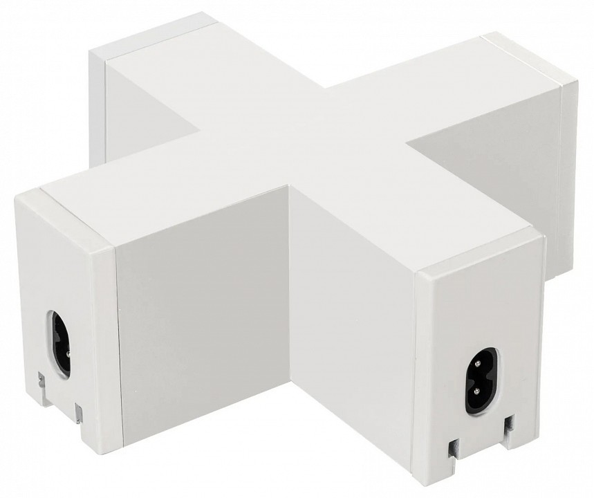 Соединитель угловой x-образный для модульных светильников arlight neo-clip 028938