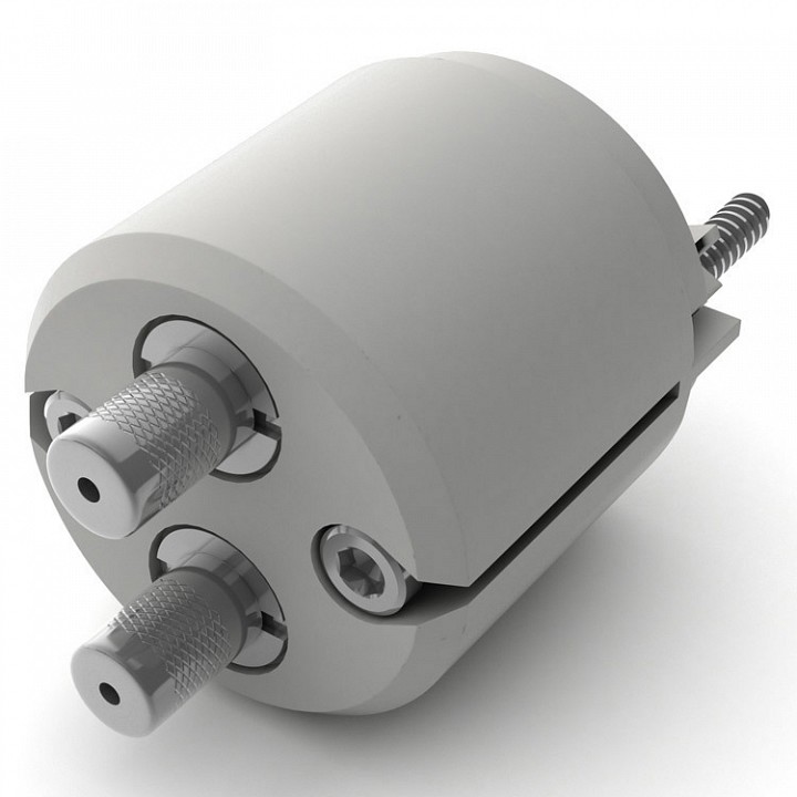 Заглушка для профиля с отверстием arlight klus 29675