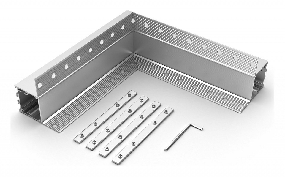 Соединитель угловой l-образный накладной arlight s-lux 030100