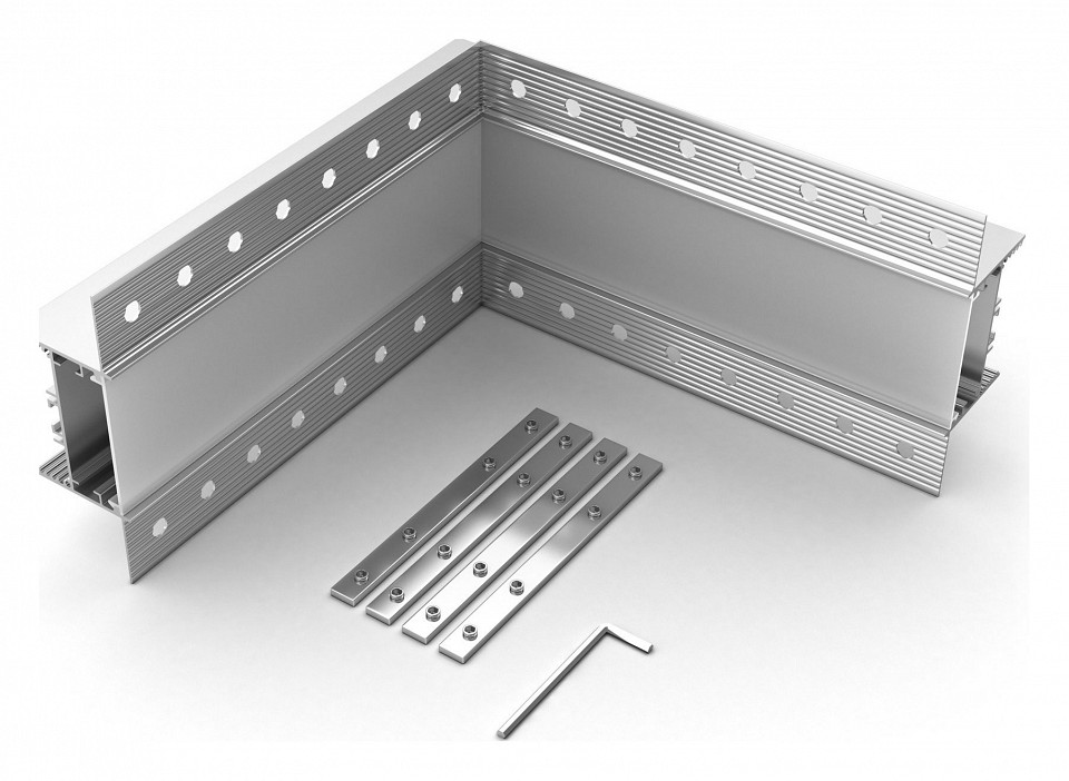Соединитель угловой l-образный накладной arlight s-lux 030103