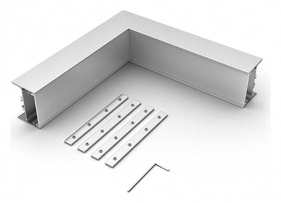 Соединитель угловой l-образный накладной arlight s-lux 030114