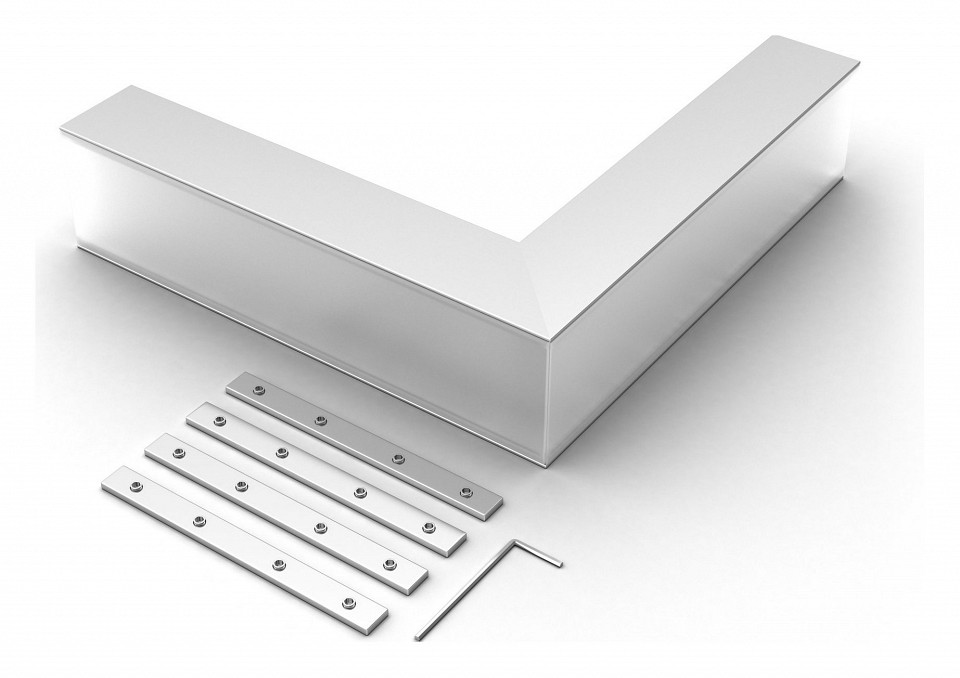 Соединитель угловой l-образный накладной arlight s-lux 030115