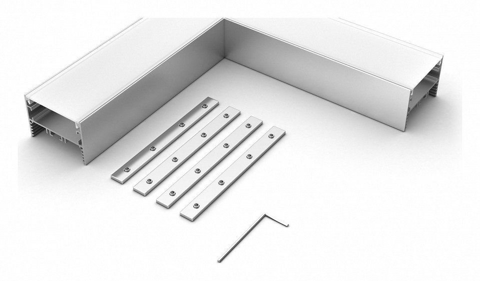 Соединитель угловой l-образный накладной arlight s-lux 030116